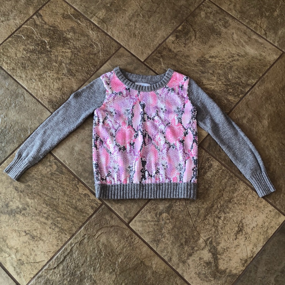 + JUSTICE + Python Print Sweater